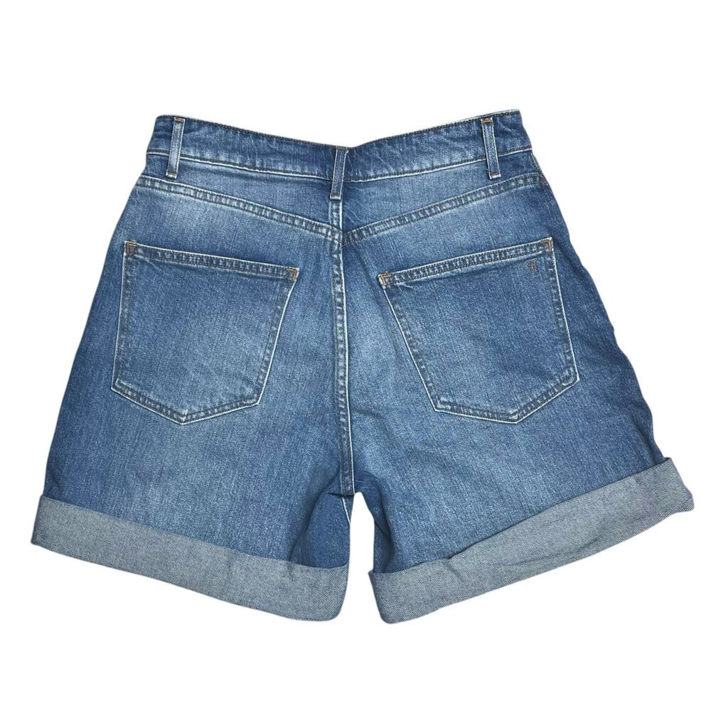 ANTHROPOLOGIE PILCRO The Austyn High-Rise Cuffed Jean Shorts Medium Wash Size 26 - Picture 6 of 8